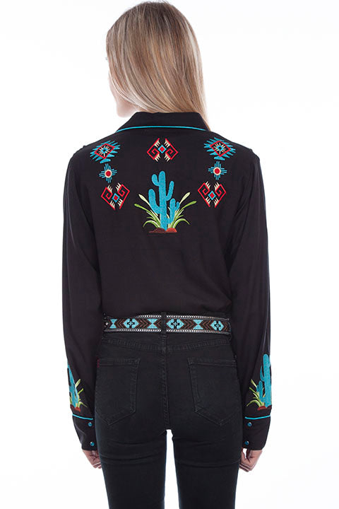 Scully Ladies' Vintage Inspired Southwest Design Front