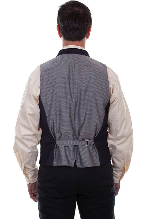 Scully Men's Rangewear Old West Business Vest Back