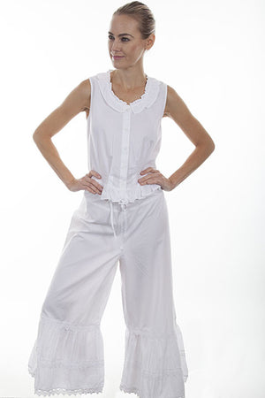 Scully Ladies Old West Rangewear Bloomers White Front