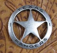 Historic Replica Badge Texas Rangers Star Front