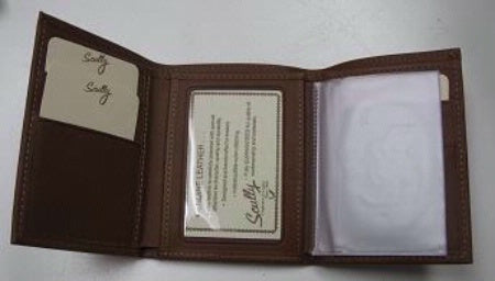 Scully Harness Ranger Tri-Fold Brown Open