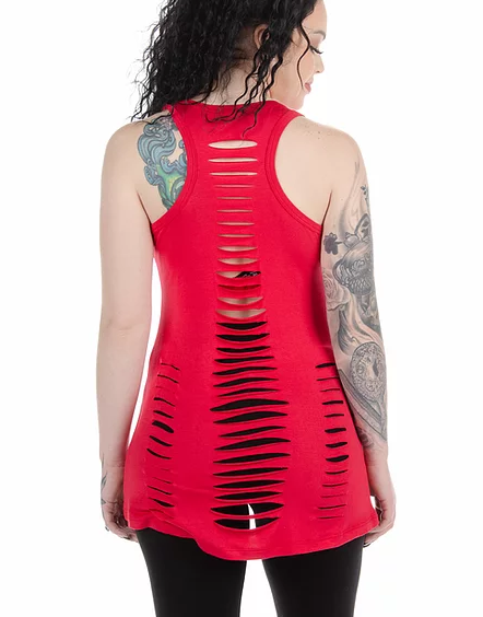 Liberty Wear Ace Fleur De Lis Graphic Red Top #117554