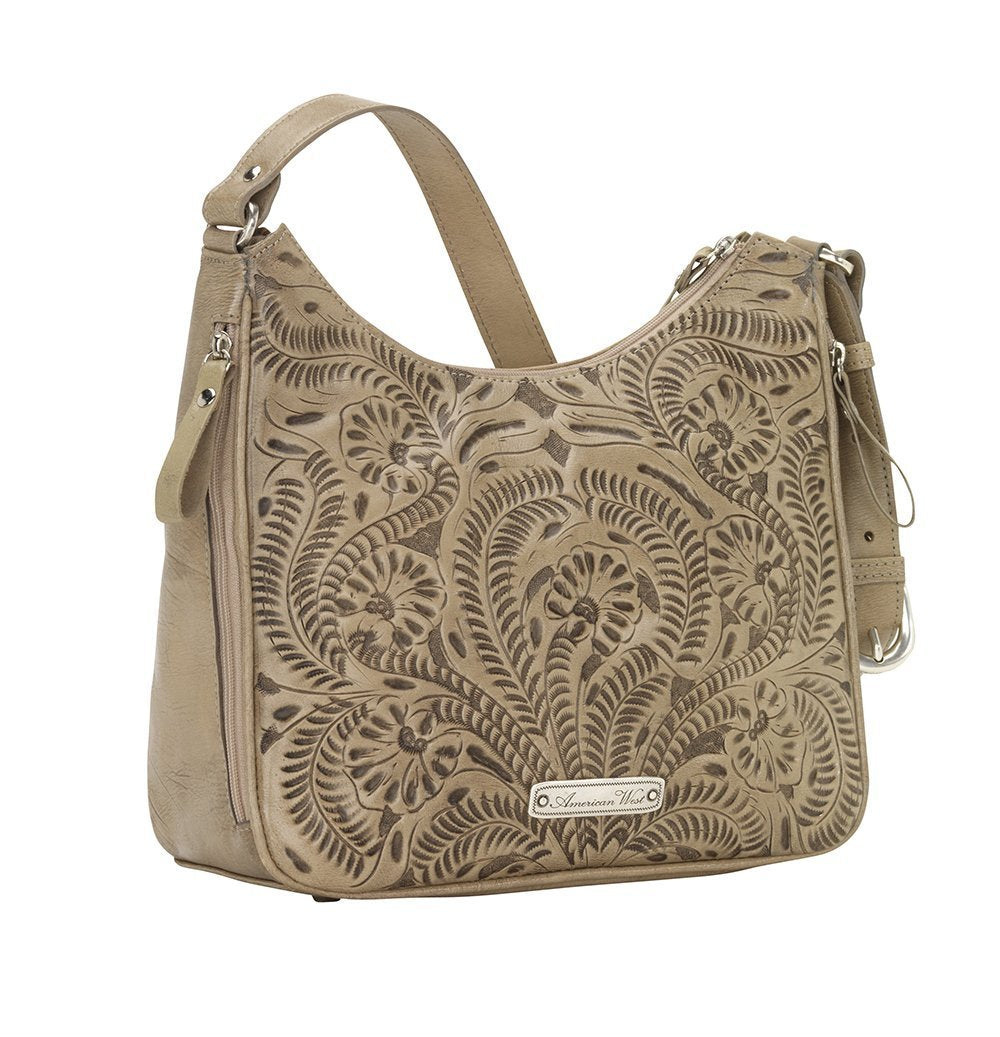 American West Annie's Secret Concealed Carry Shoulder Bag Back Sand