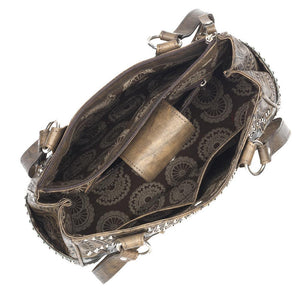 American West Annie's Secret Concealed Carry Shoulder Handbag Multicompartment Interior