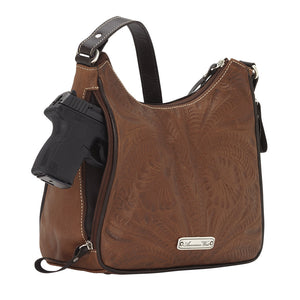American West Handbag, Annie's Secret Collection, Shoulder Bag, Back Golden Tan