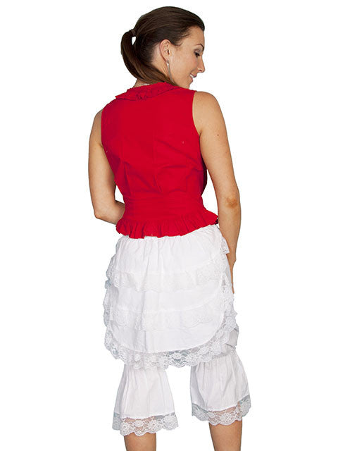 Scully Ladies Old West Rangewear White Bloomers with Bustle Front