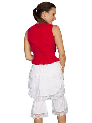 Scully Ladies Old West Rangewear White Bloomers with Bustle Back