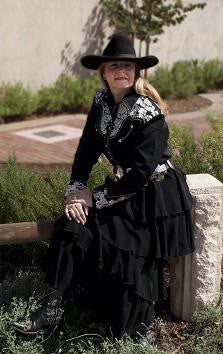 Vintage Inspired Western Shirt Ladies Scully Gunfighter Silver Bobbi 2XL