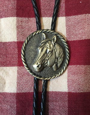 Bolo Horsehead Brass