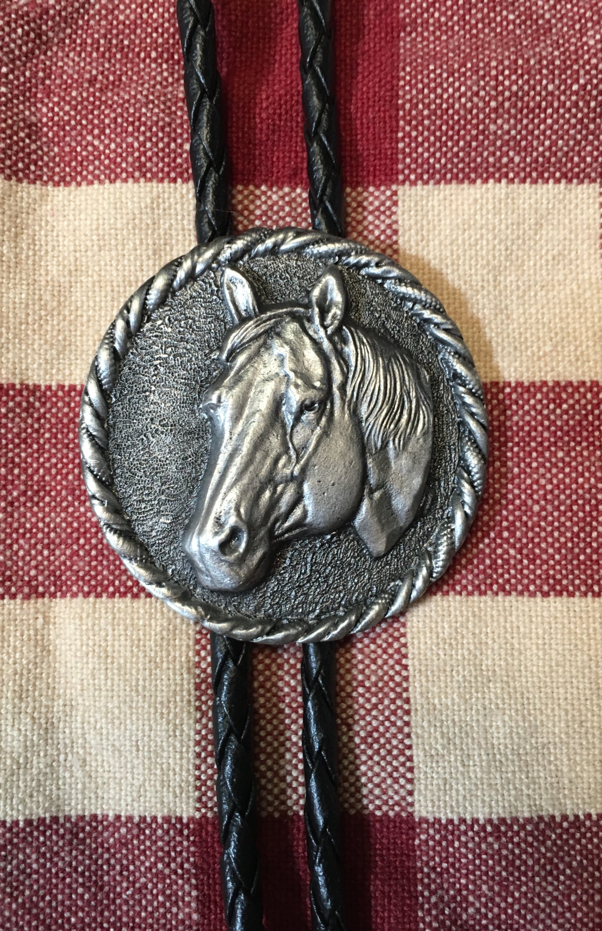 Bolo Horsehead Pewter and Brass