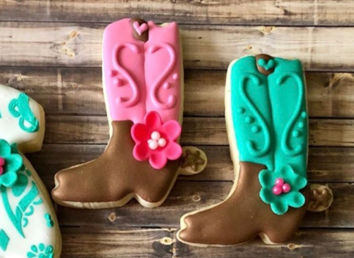 Ann Clark Cookie Cutter Cowboy Boot Cookie