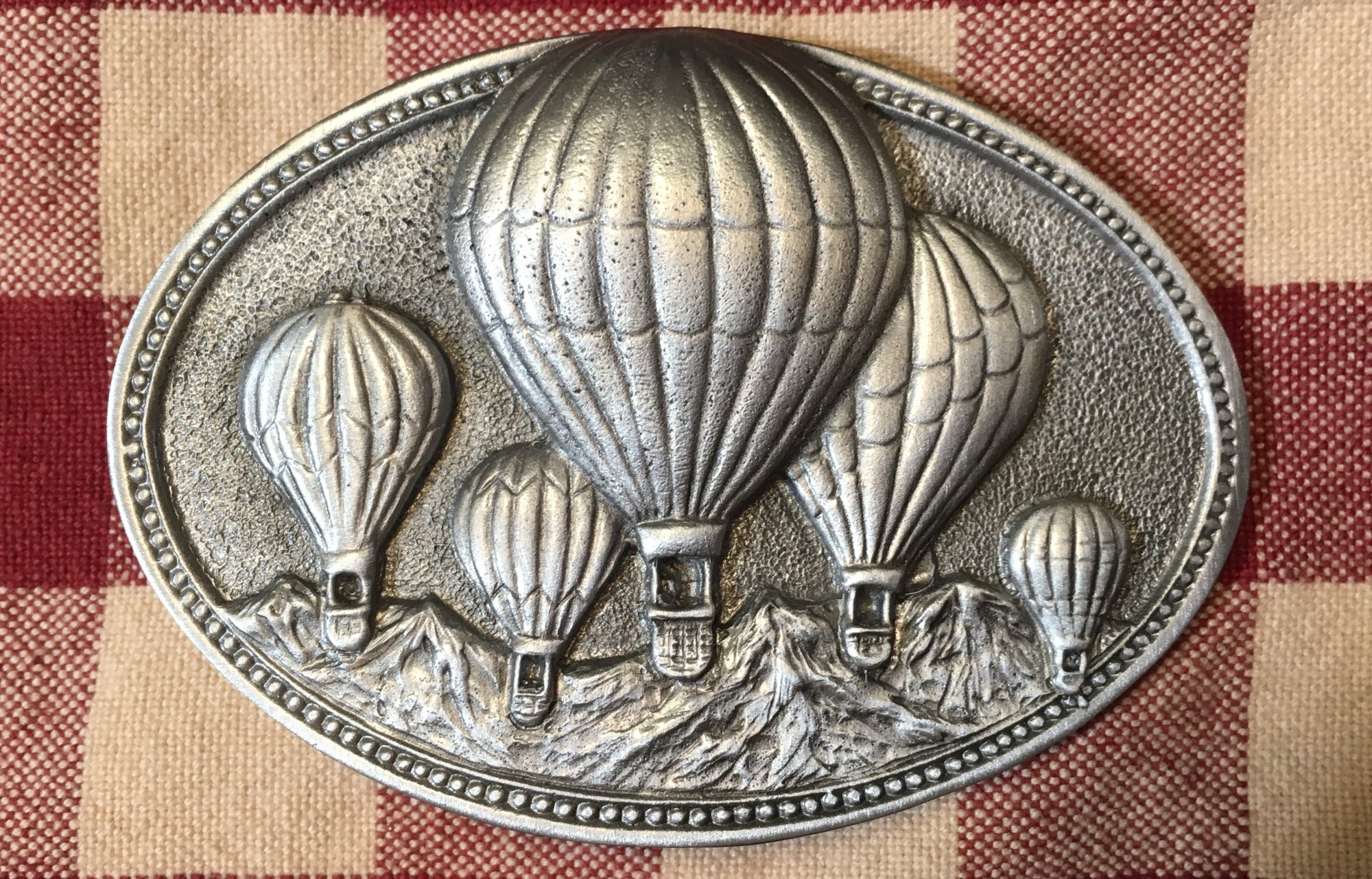 Trophy Buckle Hot Air Balloons