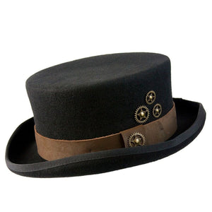 Conner Handmade Hats Time Travel Black #121071A