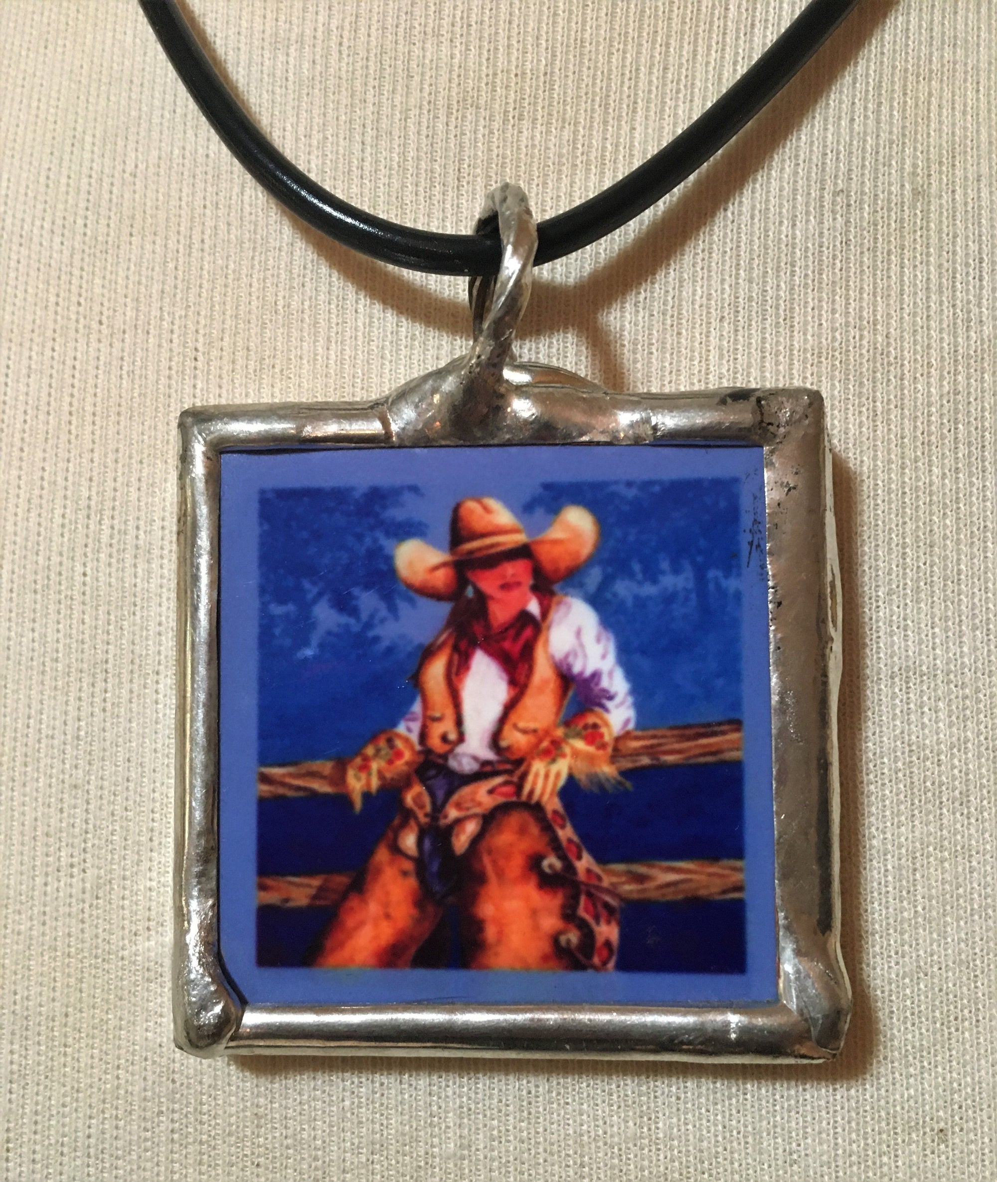 Ceramic Tile Necklace Doreman Burns Calypso Calypso