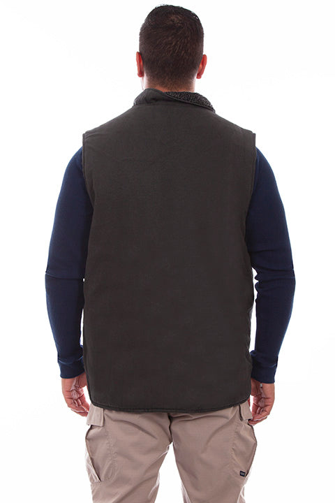 Scully Men's Farthest Point Outdoor Canvas Vest Front