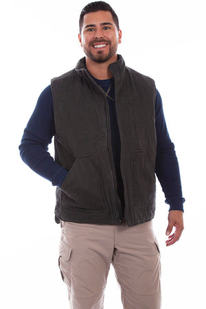 Scully Men's Farthest Point Outdoor Canvas Vest Front