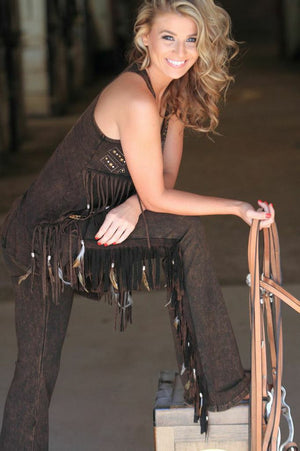 Designs by Pat Dahnke Feathered Fringe Pant