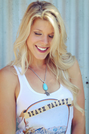 Original Cowgirl Clothing Tank Top Death Valley, Desert Dreamer Front