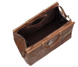 American West Travel Retro Duffle Bag Interior