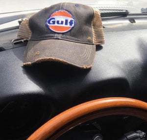 M&P Speed Shop Gulf Distressed Trucker Cap Black