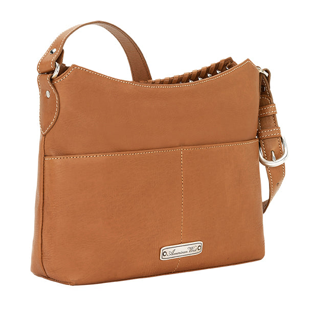 American West Handbag Harvest Moon Collection: Zip Top Shoulder Tote