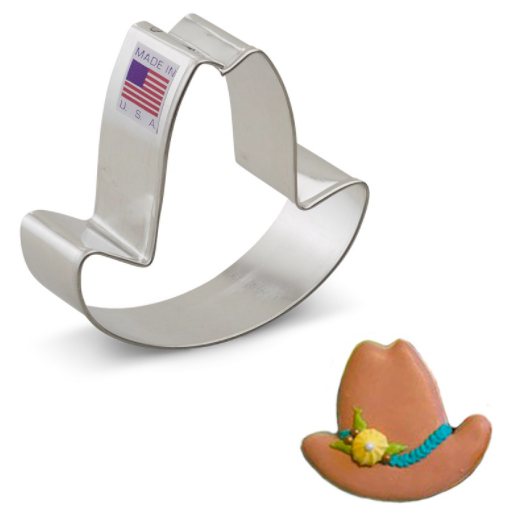 Ann Clark Cookie Cutter Cowboy Hat and Cookie
