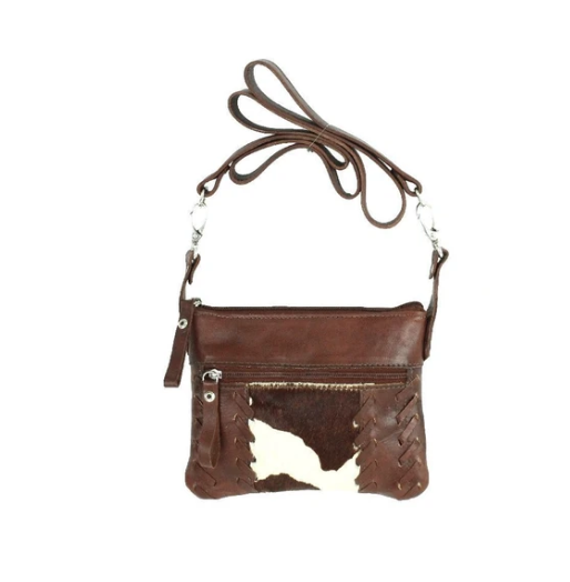 American West Pendleton Pony Crossbody Hip Bag Dark Brown