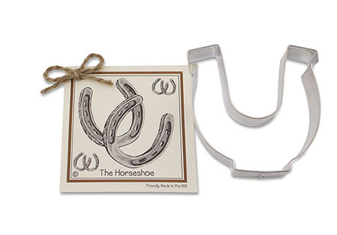 Ann Clark Cookie Cutter Horseshoe with Recipe Card