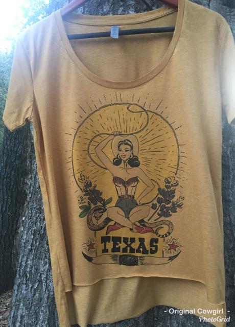 Original Cowgirl Clothing Ladies' T-Shirt Texas Hi Lo