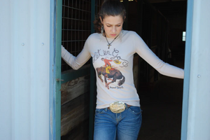 Original Cowgirl Clothing Let'er Go Thermal Front 