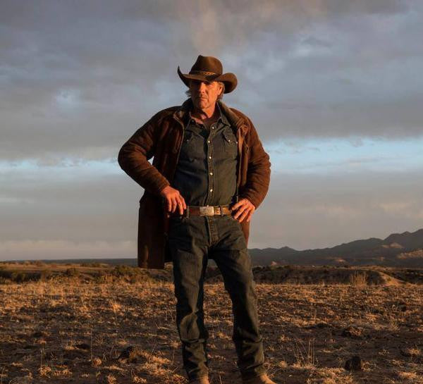 Rockmount Ranch Wear Mens Denim Longmire Western Shirt