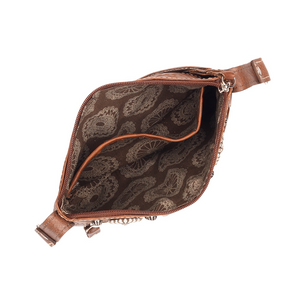 American West Navajo Soul Crossbody Hip Bag Interior