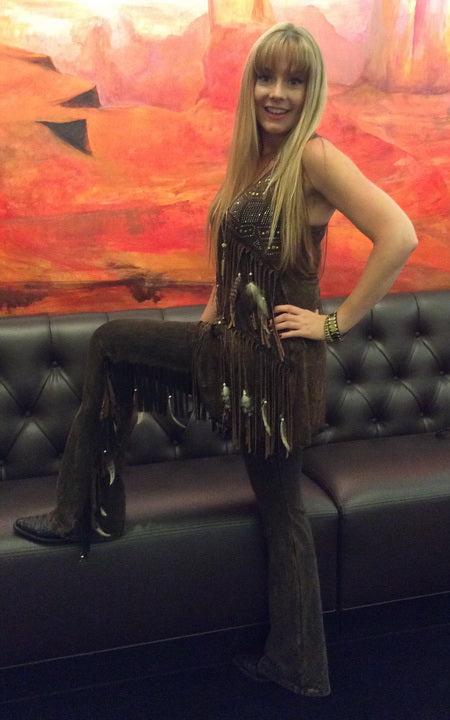 Designs by Pat Dahnke Feathered Fringe Pant