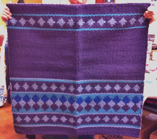 Saddle Blanket Fortune Maker Purple Turquoise