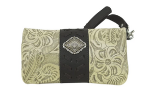 American West Grab and Go Foldover Crossbody Sand