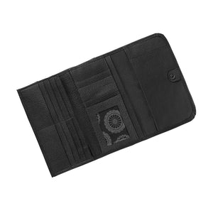 American West Santa Barbara Tri-Fold Wallet Interior Black