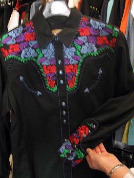 Vintage Inspired Western Shirt Mens Scully Gunfighter Multi Color S-4XL