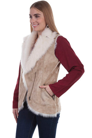 Scully Ladies' Honey Creek Faux Fur Vest Side
