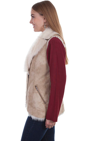 Scully Ladies' Honey Creek Faux Fur Vest Side