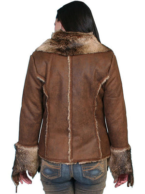 Scully Honey Creek Jacket Faux Fur and  Faux Suede 