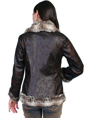 Women's Honey Creek Outerwear Collection: Faux Fur Jacket Shearling