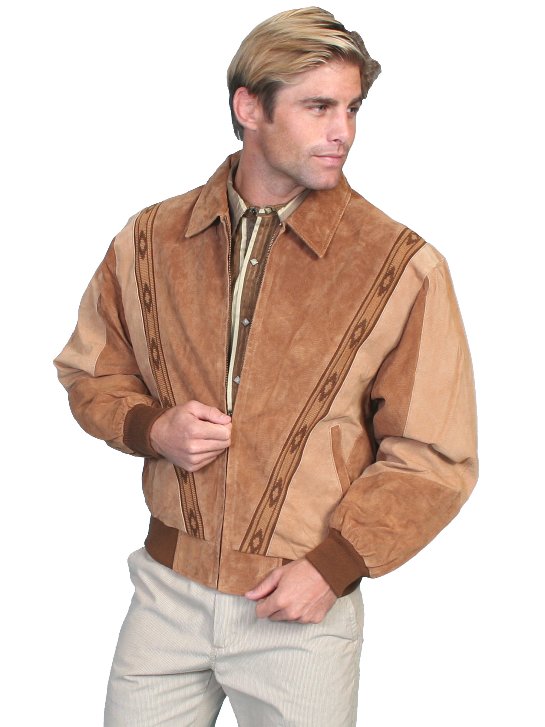 Leather Jacket Collection: Scully Men's Western Suede Car Coat