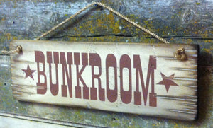 Western Wall Sign Bunkroom Right View