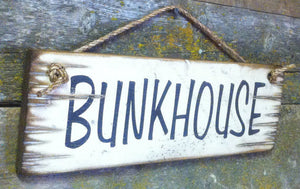 Western Wall Sign Barn: Bunkhouse Left Side