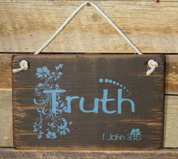 Western Wall Sign Faith: Truth