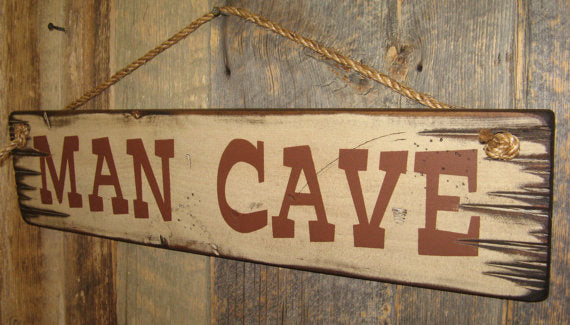 Western Wall Sign Man Cave Right View