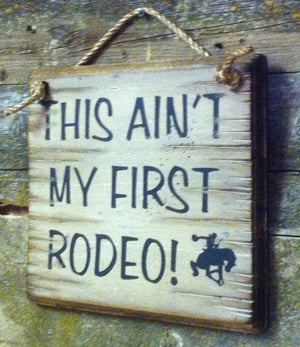 Wall Sign Advice: This Ain't My First Rodeo!