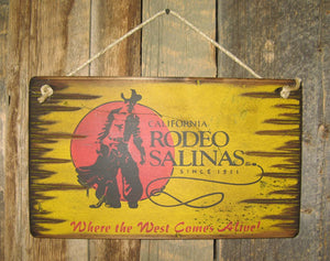 Western Wall Sign Rodeo: Rodeo California Salinas