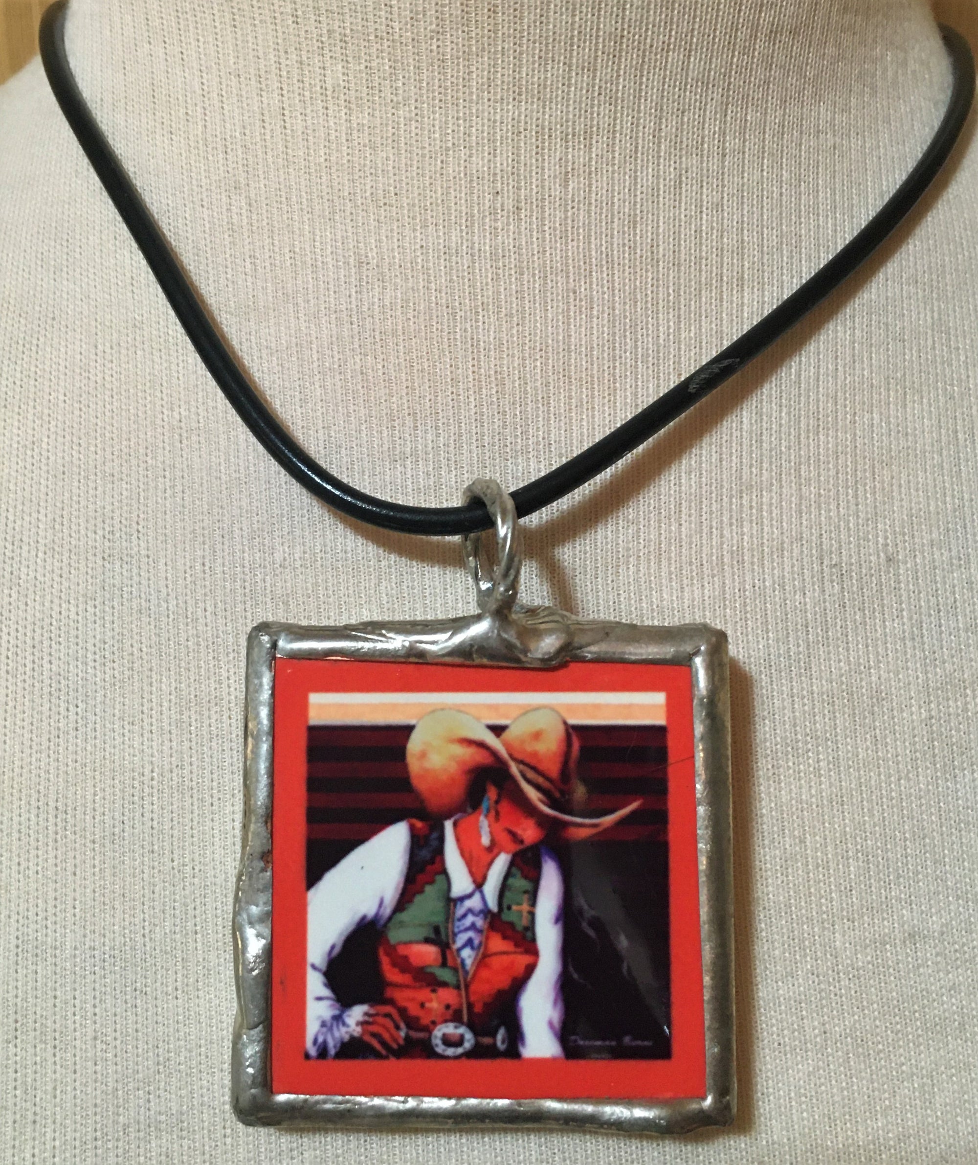 Ceramic Tile Necklace Doreman Burns Southwest by Southwest