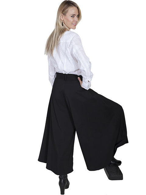 Old West Collection Split Skirt Pant Rangewear Black Back